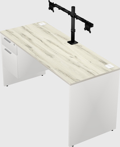 Rectangular desk