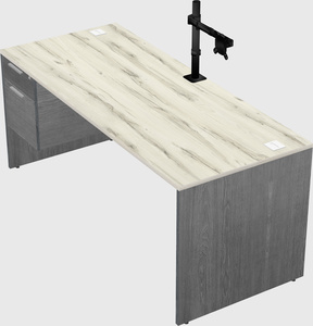 Rectangular desk