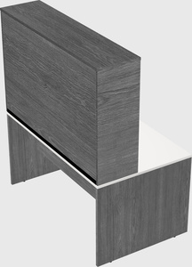 Rectangular desk