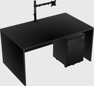 Rectangular desk