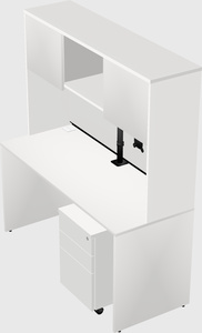 Rectangular desk