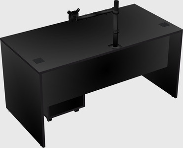 Rectangular desk