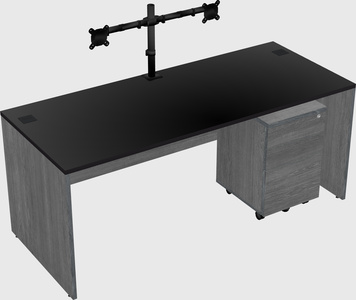Rectangular desk