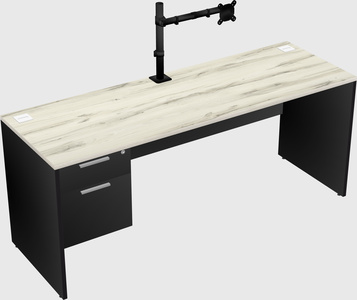 Rectangular desk