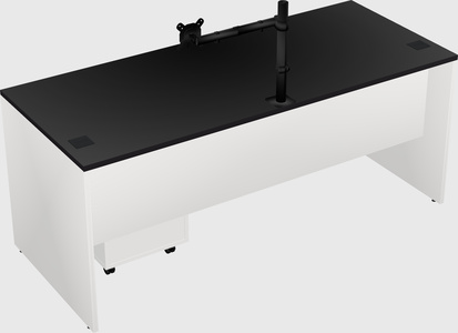 Rectangular desk