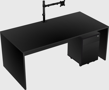 Rectangular desk