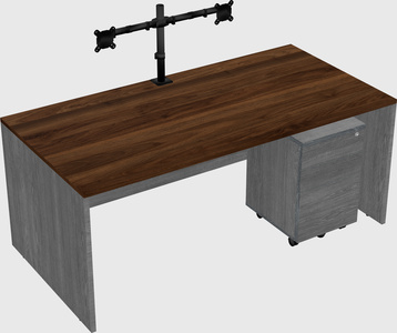 Rectangular desk