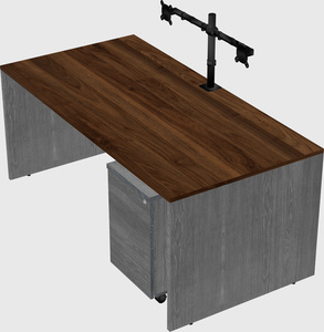 Rectangular desk