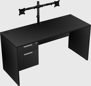 Rectangular desk