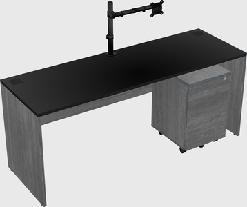 Rectangular desk