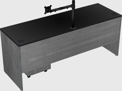 Rectangular desk