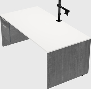 Rectangular desk