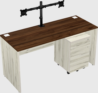 Rectangular desk