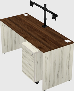 Rectangular desk