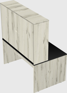 Rectangular desk