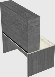Rectangular desk