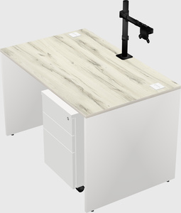 Rectangular desk