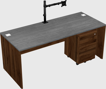 Rectangular desk
