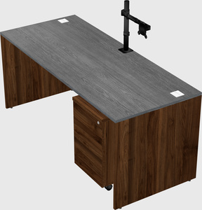 Rectangular desk