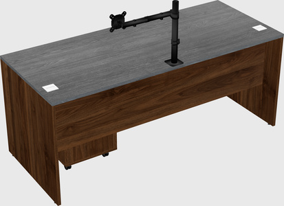 Rectangular desk
