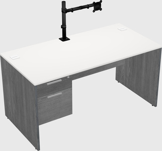 Rectangular desk