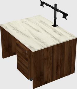 Rectangular desk