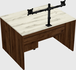 Rectangular desk