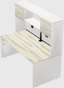 Rectangular desk