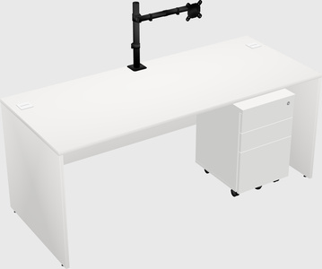 Rectangular desk