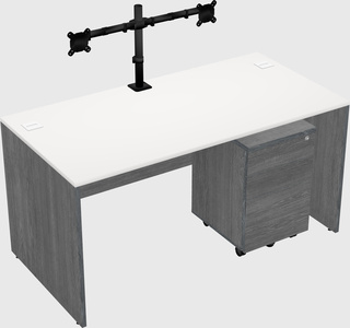 Rectangular desk