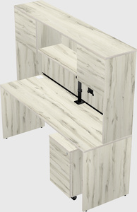 Rectangular desk
