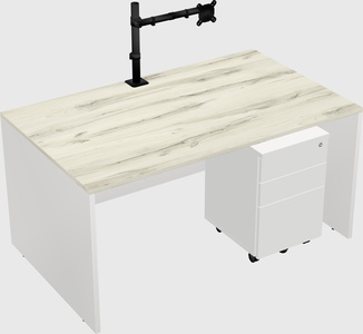 Rectangular desk
