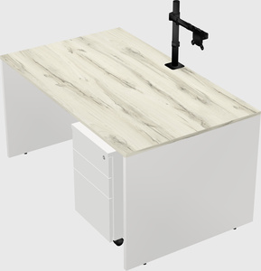 Rectangular desk
