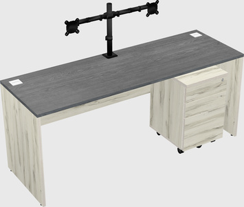 Rectangular desk