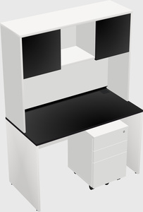 Rectangular desk