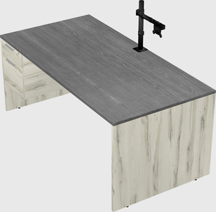 Rectangular desk