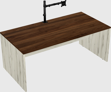 Rectangular desk