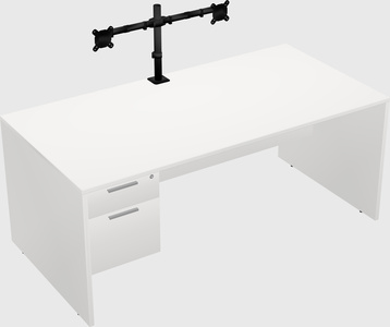 Rectangular desk