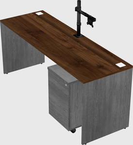 Rectangular desk