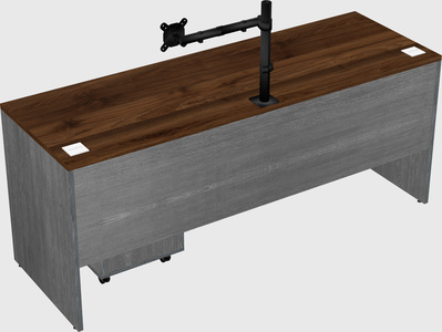 Rectangular desk