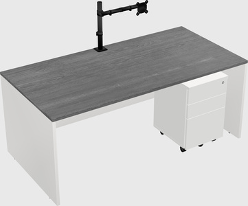 Rectangular desk