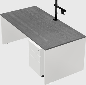 Rectangular desk