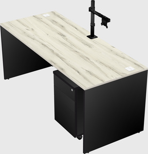 Rectangular desk