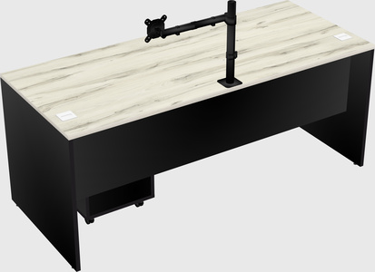 Rectangular desk
