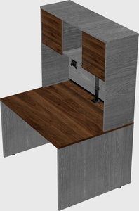 Rectangular desk