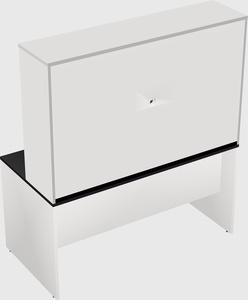 Rectangular desk