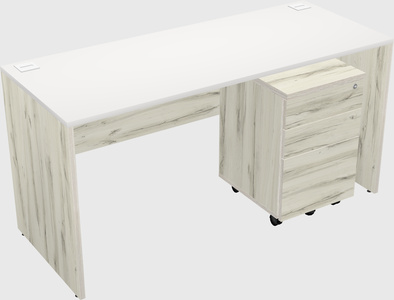 Rectangular desk