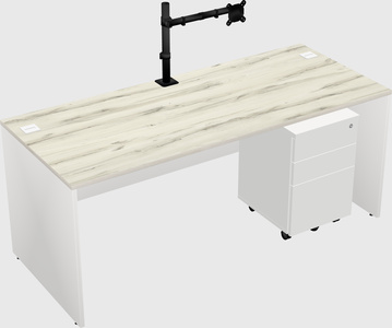 Rectangular desk