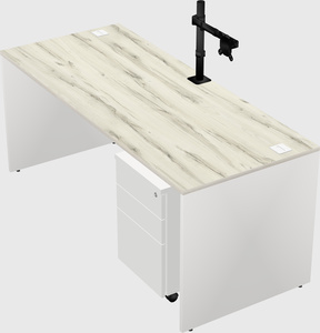 Rectangular desk