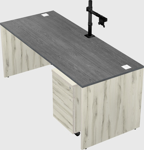 Rectangular desk